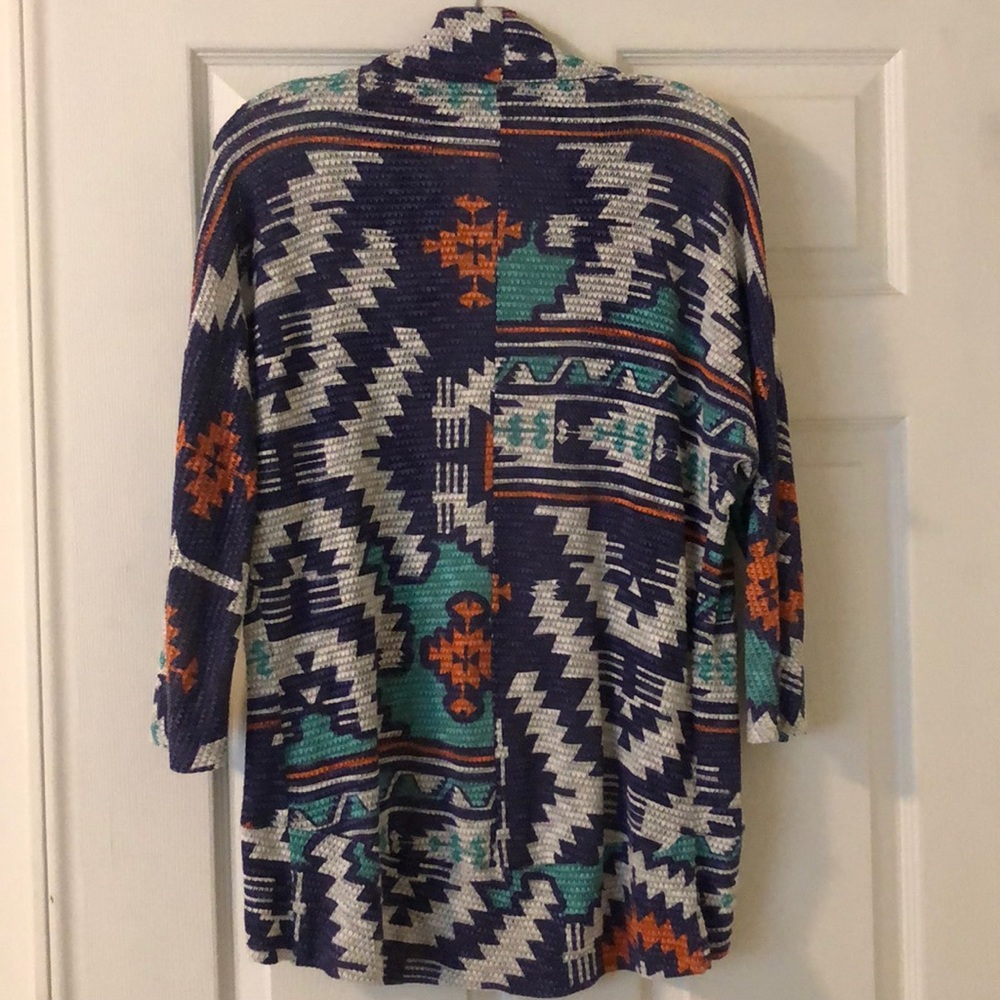 Aztec Print Cardigan - Picture 3 of 3
